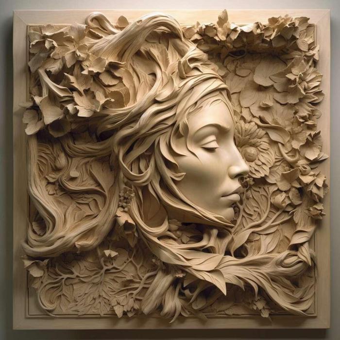 نموذج ثلاثي الأبعاد لآلة CNC 3D Art 